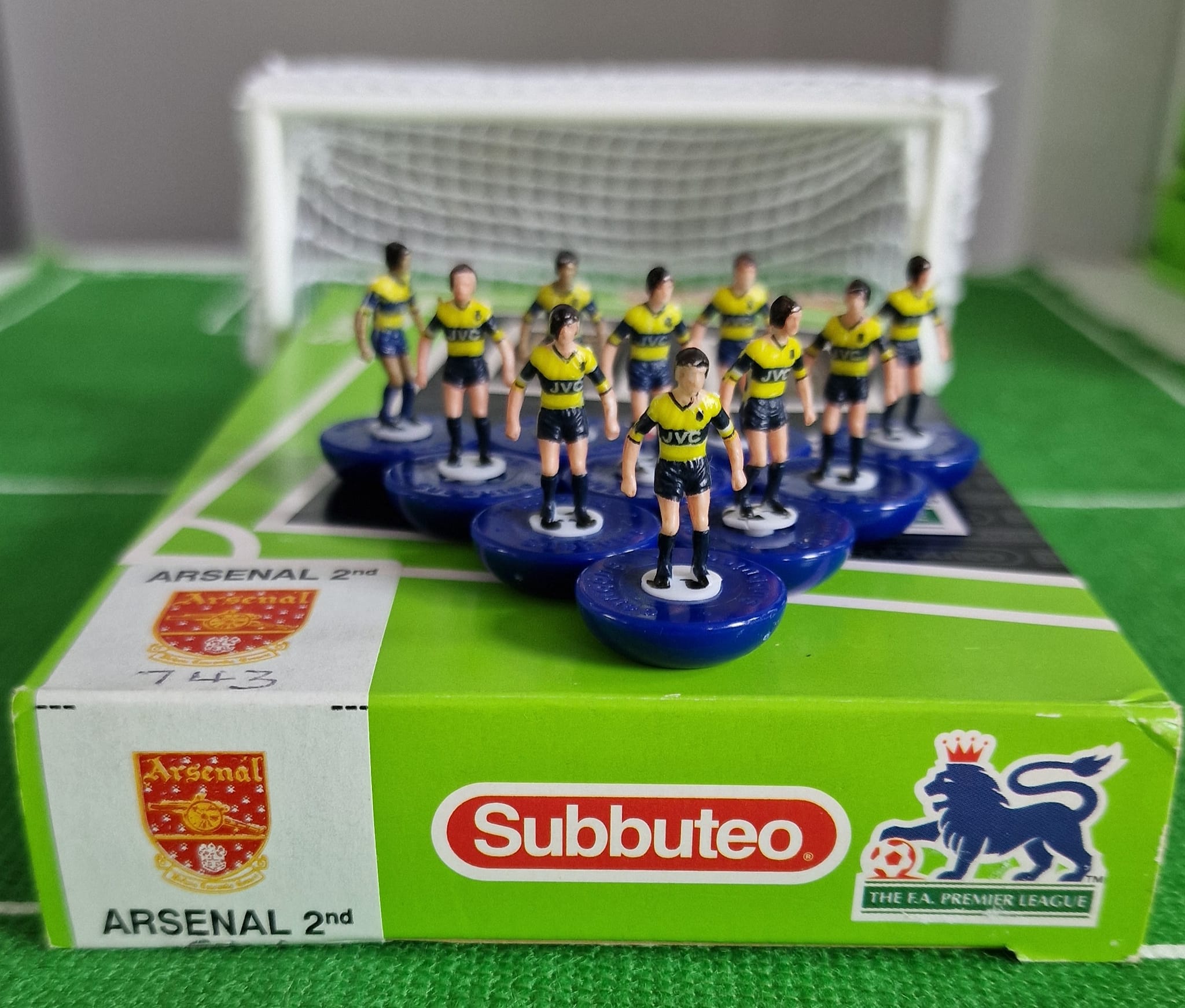 BOITE Subbuteo Arsenal 1971 - Heavyweight Team - Fabriqué UK - Excellent état